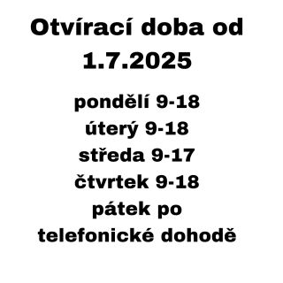 Pokud se k nám chystáte, věnujte prosím pozornost nové otvírací době. A když si nebudete jistí, prostě zavolejte 👍
